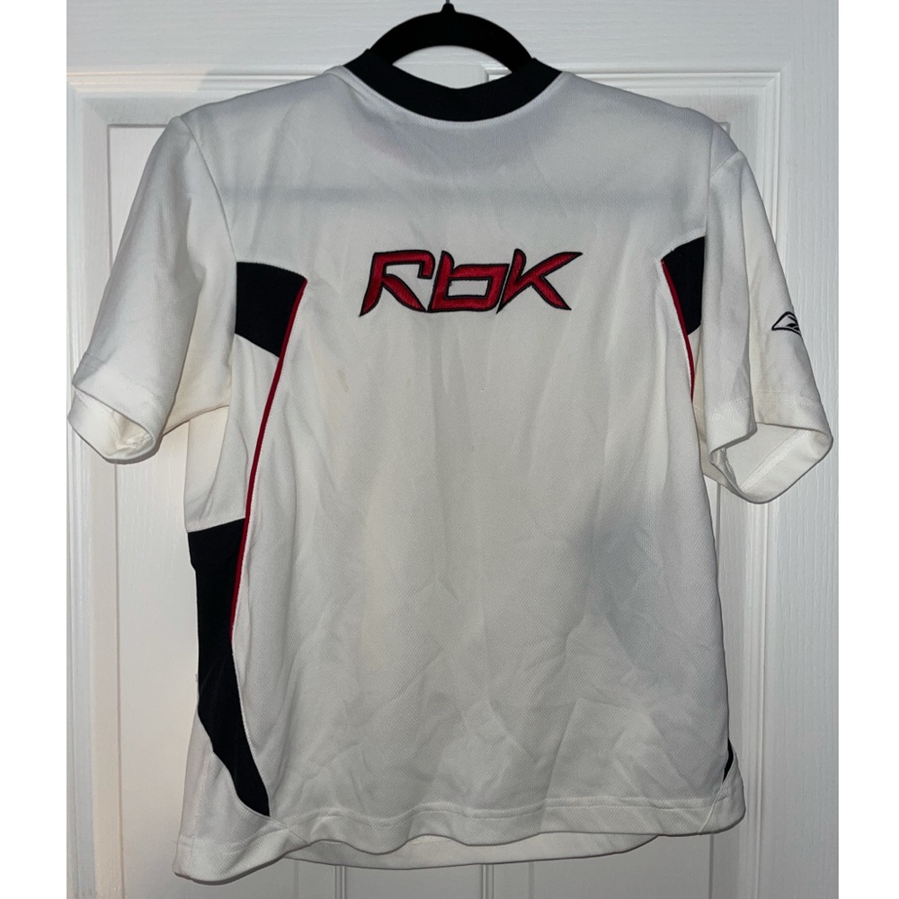 Reebok white/black/red athletic t-shirt